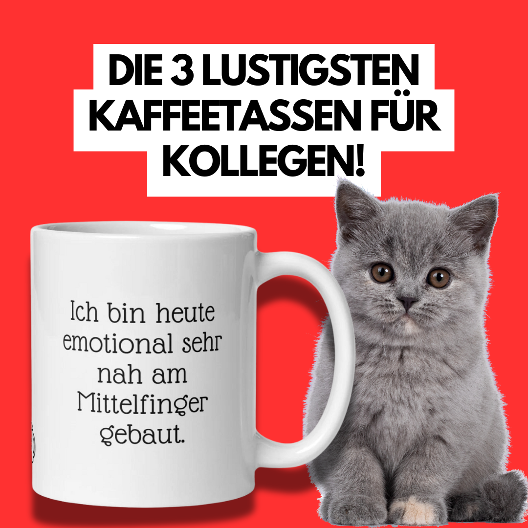 Die 3 lustigsten Kaffeetassen für Kollegen!